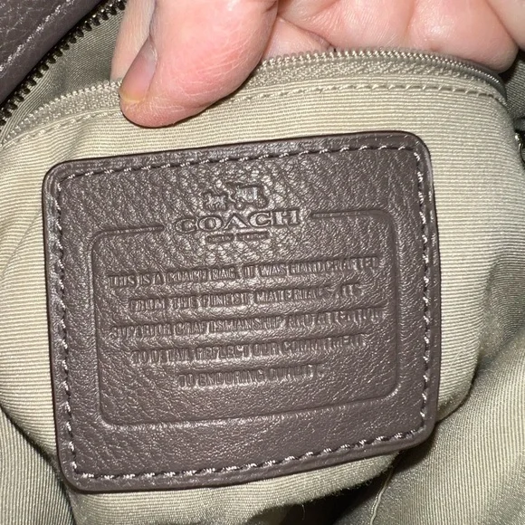 Coach Dark Brown Leather Bag - Picture 7 of 16